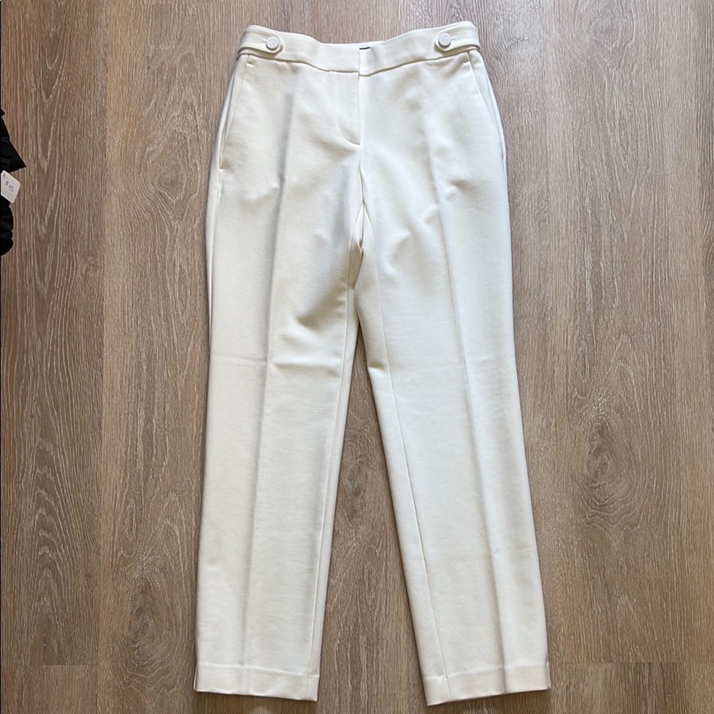 Ann Taylor winter white trousers